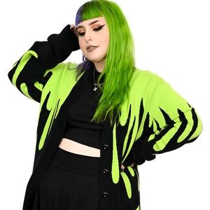 Foxblood Slimed Cardigan rarely worn M/L